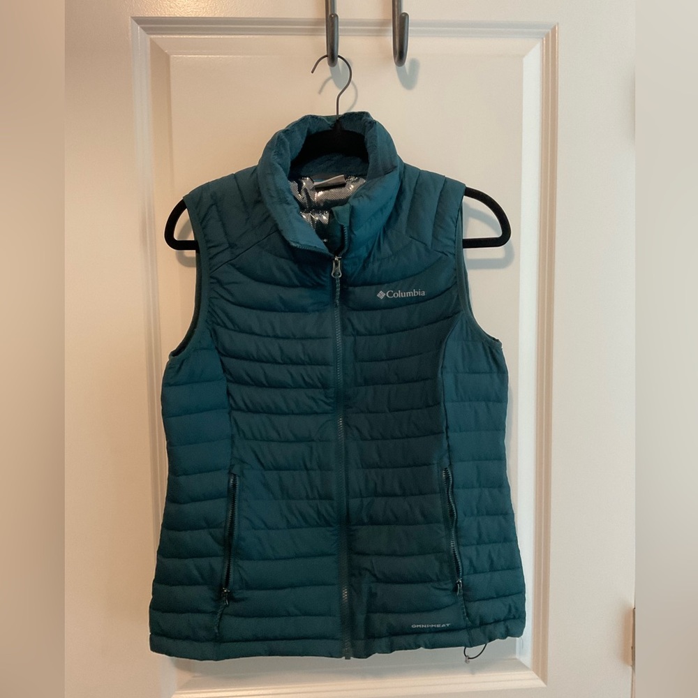 Columbia Omni Heat Powder Lite Puffer Vest Women’s Size M